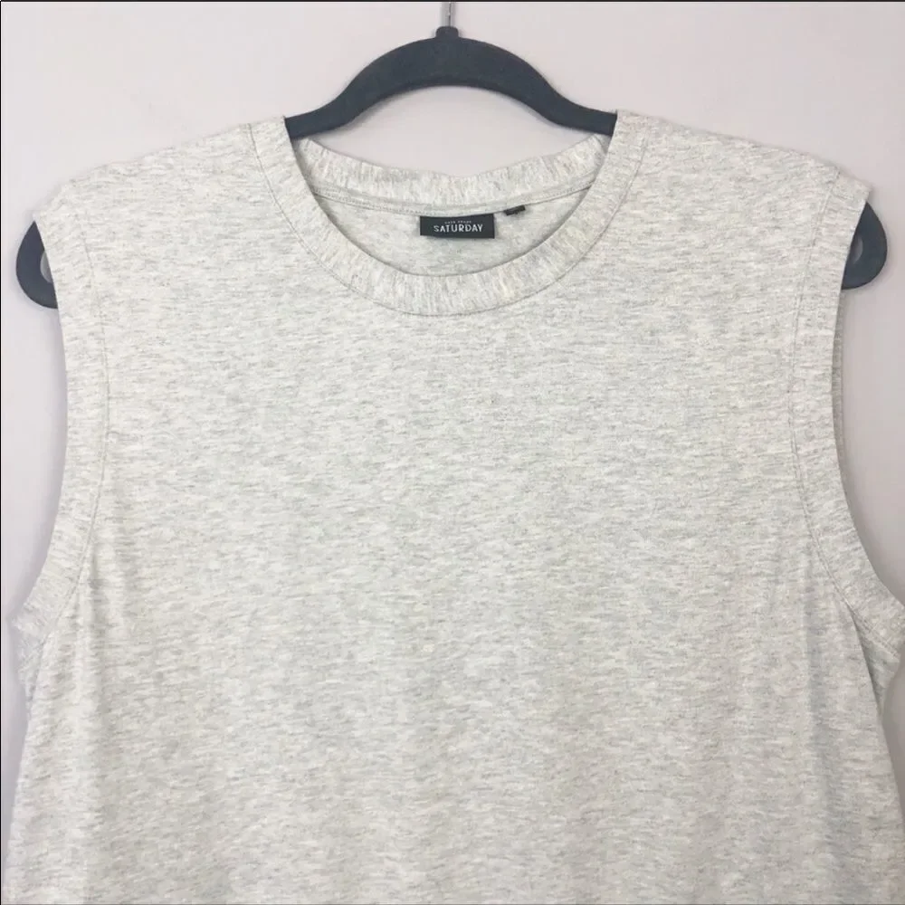 KATE SPADE SATURDAY | Cotton Mini Dress Gray M